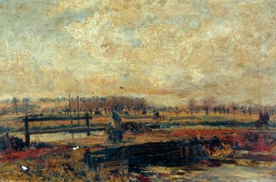 Řeka Colne v Rickmansworth od John William Buxton Knight