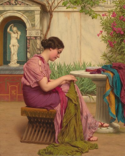 Stitch je zdarma, nebo Stitch v čase, 1917 od John William Godward