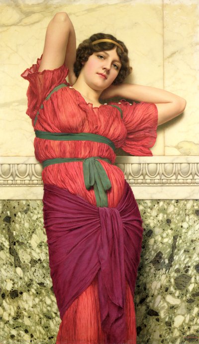 Kontemplace od John William Godward