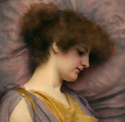 Vzdálené myšlenky, John William Godward od John William Godward
