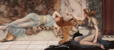 Neplechy a odpočinek od John William Godward