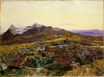Cullin Ridge, Skye, ze Sligachanu, 1855 od John William Inchbold