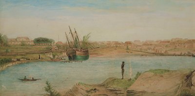 Sydney Cove, hlava zátoky, 1808 (wc) od John William Lewin