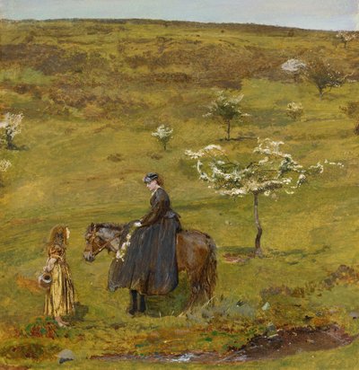 Květen na kopci, konec 19. století od John William North