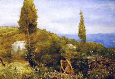 Dům růží, Tripolis (akvarel přes tužku na papíře) od John William North