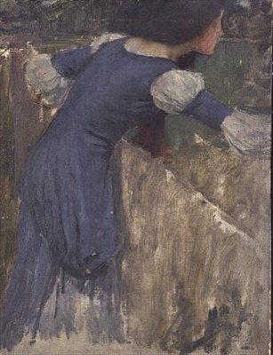 Studie pro sběrače květin (olej na plátně) od John William Waterhouse