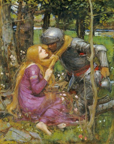 Studie pro "La Belle Dame sans Merci", c.1893 od John William Waterhouse