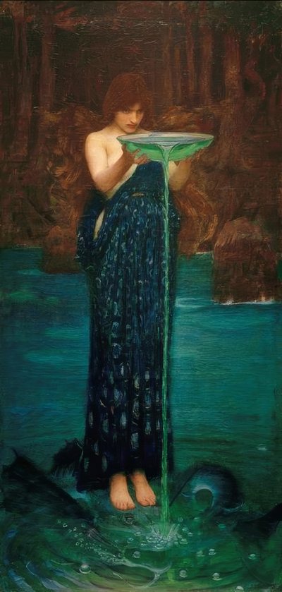 Circe Invidiosa, Circe Otrava moře od John William Waterhouse
