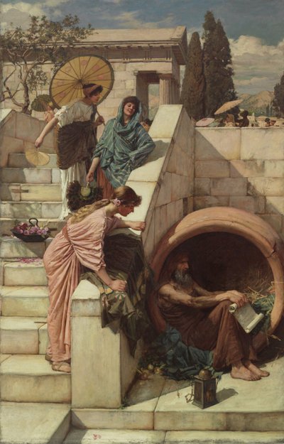 Diogenes, 1882 od John William Waterhouse
