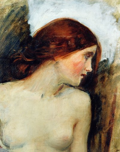 Studie pro vedoucího Echo, kolem roku 1903 (viz 55607) od John William Waterhouse