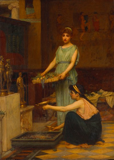 Domácnost bohů od John William Waterhouse