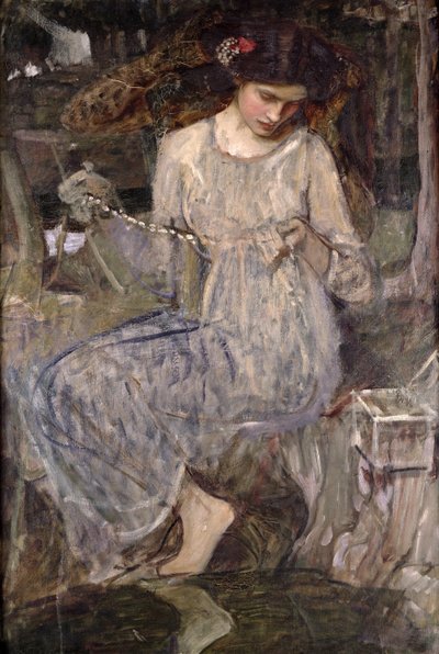 Náhrdelník, kolem roku 1909 od John William Waterhouse