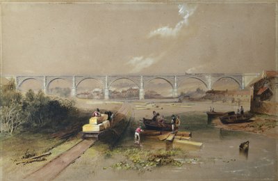 Willington Dean viadukt od John Wilson (after) Carmichael