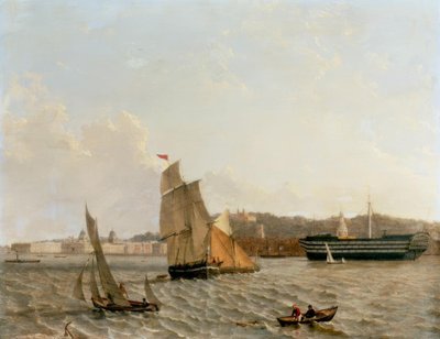 Pohled přes Temži do Greenwiche s Greenwich Hospital, od John Wilson Carmichael
