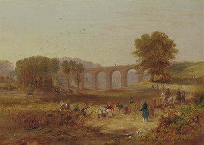 Corby viadukt, Newcastle a Carlisle Railway od John Wilson Carmichael