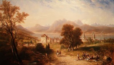 Lucernské jezero od John Wilson Carmichael