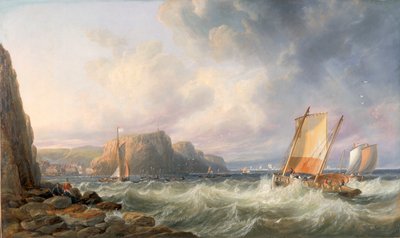 U pobřeží Yorkshire, Staithes od John Wilson Carmichael