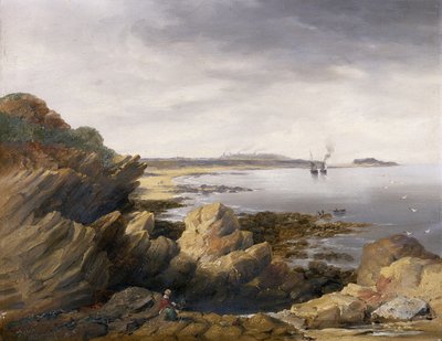 Ostrov St. Mary z Whitley Rocks od John Wilson Carmichael