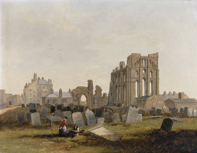 Tynemouthské převorství z východu od John Wilson Carmichael