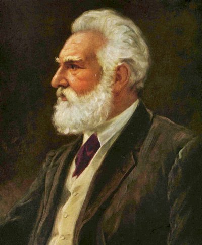 Portrét Alexandra Grahama Bella, kolem roku 1920 od John Wycliffe Lowes Forster