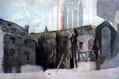 Architektonický náčrt od John Wykeham Archer