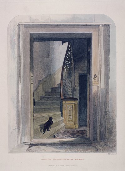 Southampton House, Chancery Lane, Londýn, 1851 od John Wykeham Archer