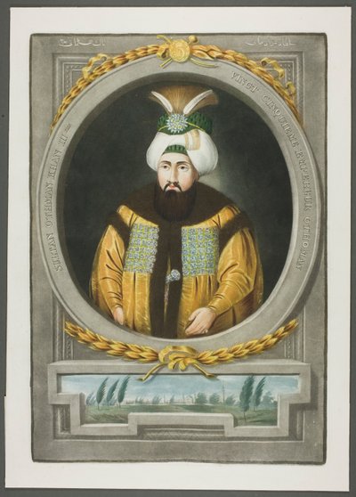 Othman Kahn III, z Portréty tureckých císařů od John Young