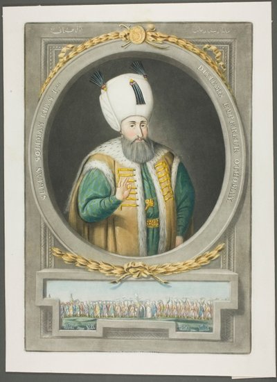 Soliman Kahn I, z Portrétů tureckých císařů od John Young