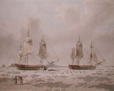 Expedice komodora Phippse od John the Younger Cleveley