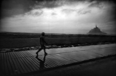 Cestou na Mont St Michel, 2022 (foto) od Jon Nicholson