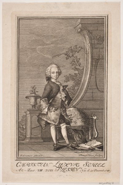 Christian Ludvig Scheel von Plessen od Jonas Haas