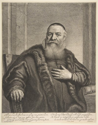 Portrét Eleazora Swalmiuse.n.d. od Jonas Suyderhoef