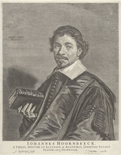 Portrét Johannese Hoornbeecka od Jonas Suyderhoef