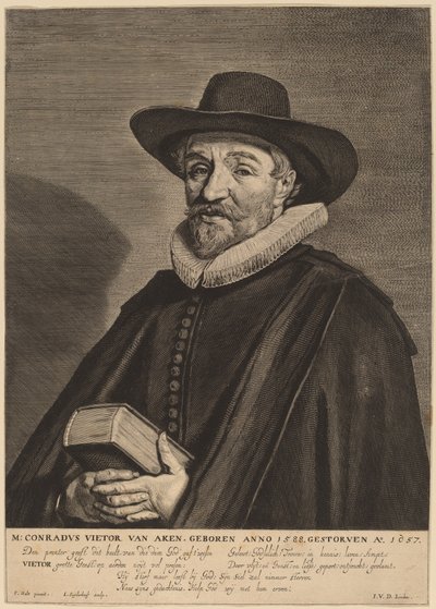 Konrád Vietor z Cách od Jonas Suyderhoff after Frans Hals