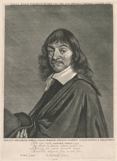 René Descartes od Jonas Suyderhoff, after Frans Hals