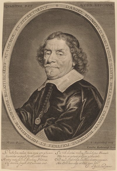 Daniel Heinsius od Jonas Suyderhoff after Jacob Fransz van der Merck
