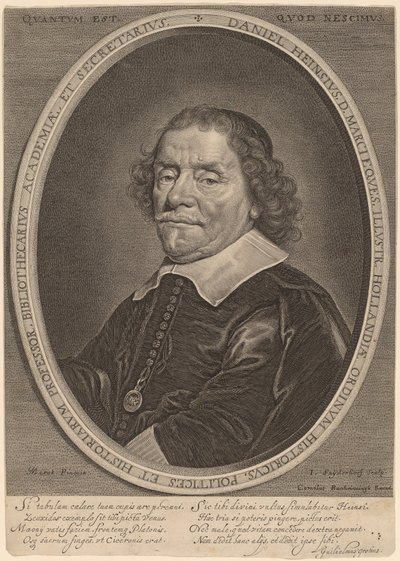 Daniel Heinsius od Jonas Suyderhoff after Jacob Fransz van der Merck