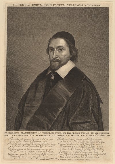 Frederick Spanheim od Jonas Suyderhoff after Pieter Dubordieu