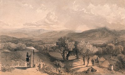 „Údolí Baidar, ze zadní Petroskiho vily, pohled na východ“, 1856 od Jonathan Needham