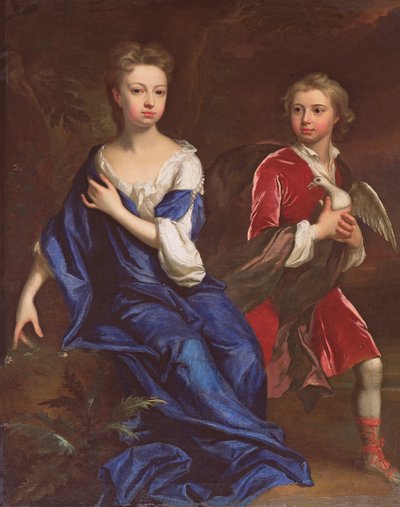 Lady Catherine a ctihodný Robert Herbert, kolem 1709-10 od Jonathan Richardson