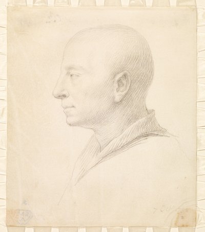 Autoportrét z profilu, 7. října 1732 od Jonathan Richardson