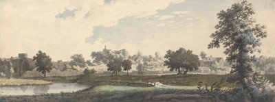Řeka Stour, kostel St. Mildred a hrad Canterbury od Jonathan Skelton