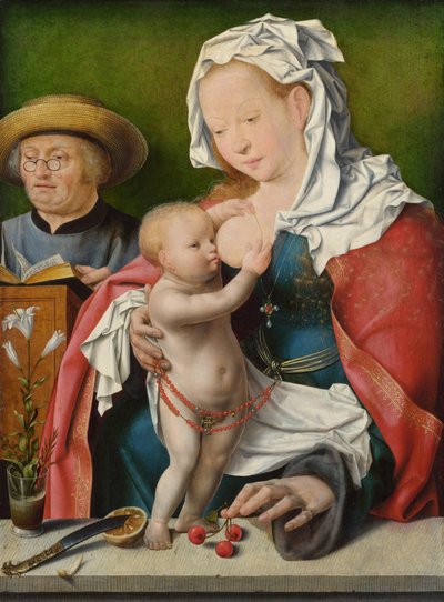 Svatá rodina, c. 1520 od Joos van Cleve