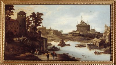 Pohled na Tiberu (Tevere) a Castel Sant