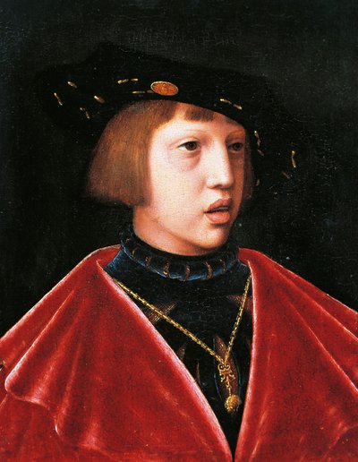 Portrét Karla V. jako dítěte (Ghent od Joos van (attr. to) Cleve