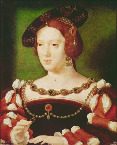 Portrét Eleonory Habsburské (1498-1558) od Joos van Cleve
