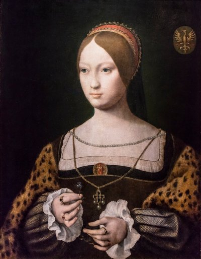 Portrét rakouské princezny Isabelle (nebo Isabeau) od Joos van Cleve