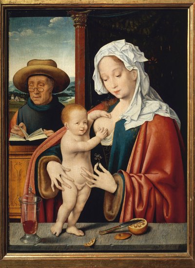 Svatá rodina (malba od Joos van Cleve