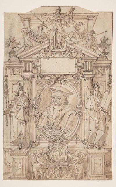 Portrét Tiberio Deciani od Joos van Winghe