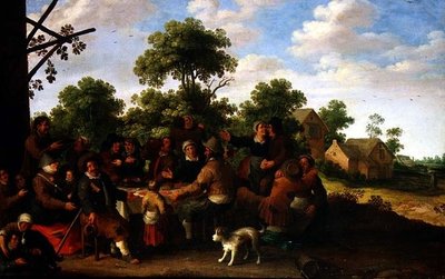 Vesnické hody od Joost Cornelisz. Droochsloot
